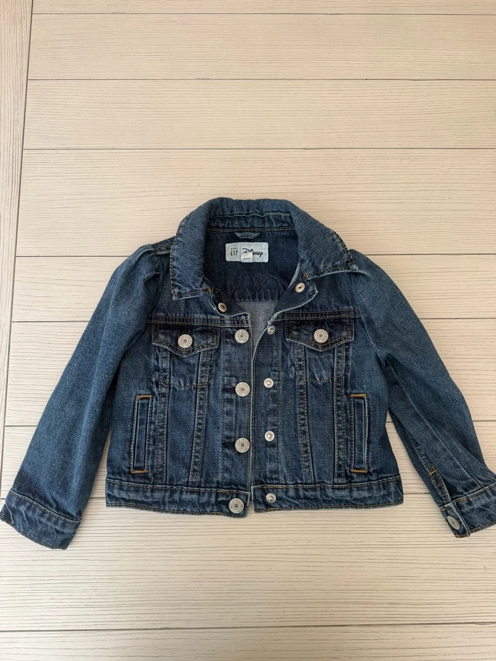 Gap × Disney Toddler Minnie Mouse Icon Denim Jacket